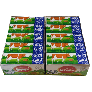 تافی شیری گاوی آیدین بسته ۲۴ عددی مجموعه 2 عددی