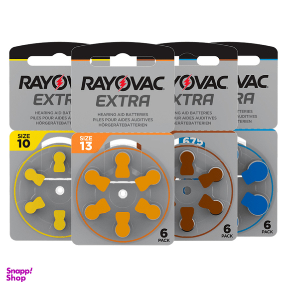 باتری سمعک ریوواک سایز 675 بسته 6 عددی