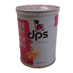 کنسرو غذای گربه دی پی اس مدل مرغ و بوقلمون کد 21080 وزن 400 گرم