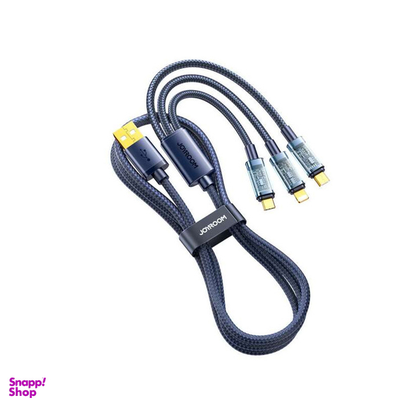 کابل تبدیل USB به لایتنینگ/USB-C/microUSB جوی روم مدل S-1T3015A5 طول 1/2 متر