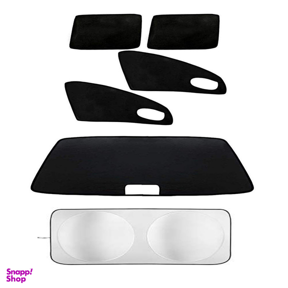 آفتاب گیر شیشه خودرو لنزووو مدل sami6 مناسب برای سمند مجموعه 6 عددی