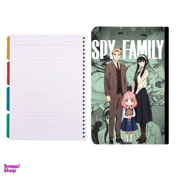 کلاسور طرح انیمه spy family کد 944 به همراه کاغذ کلاسور
