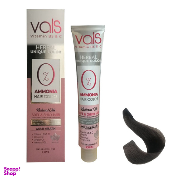 رنگ مو والس شماره 4.0 رنگ قهوه ای متوسط حجم 100 میلی لیتر