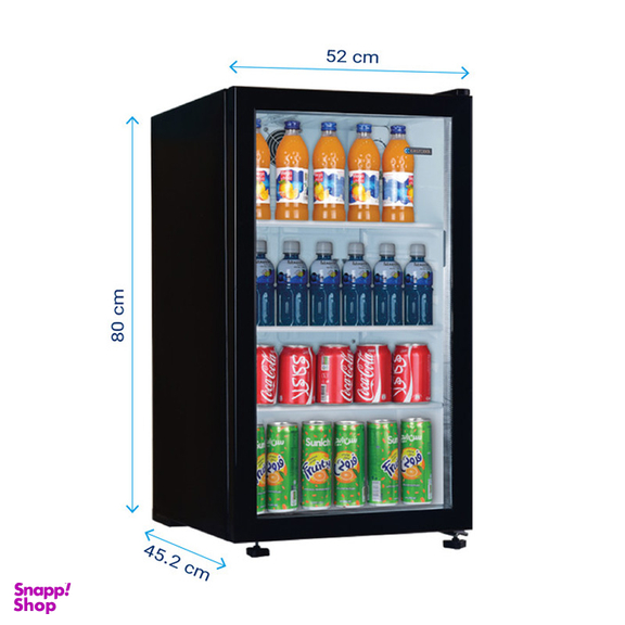 یخچال شوکیس 5 فوت ایستکول مدل TM-19580 CS