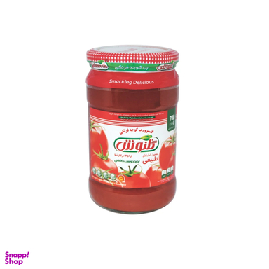 کنسرو رب گوجه فرنگی گلنوش وزن 700 گرم بسته 12 عددی
