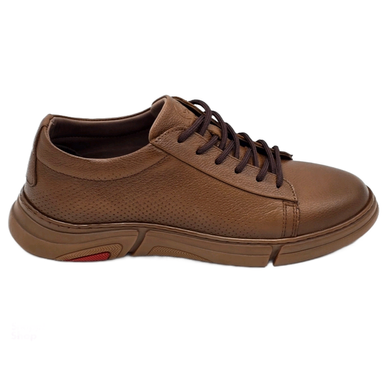 کفش راحتی مردانه شمس کد 1485 رنگ قهوه‌ ای