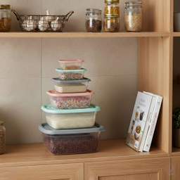 ظرف نگهدارنده نورینو مدل کاج مجموعه 6 عددی