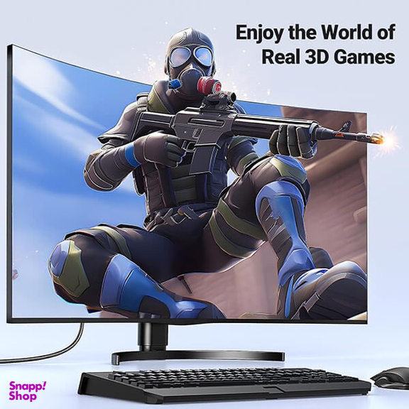 کابل تبدیل HDMI 2.0 یوگرین مدل HD118 کد 40410 طول 2 متر