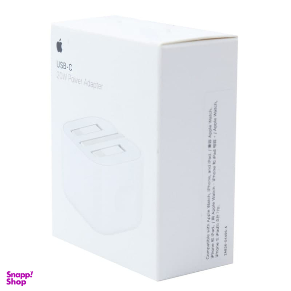آداپتور شارژر دیواری 20 وات اپل کد A6826 خروجی Type-C
