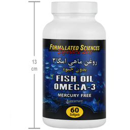 سافت ژل روغن ماهی امگا 3 آنتی ایجینگ بسته 60 عددی