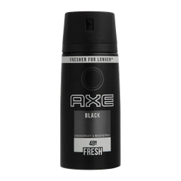 اسپری مردانه اکس مدل Black حجم 150 میلی‌ لیتر