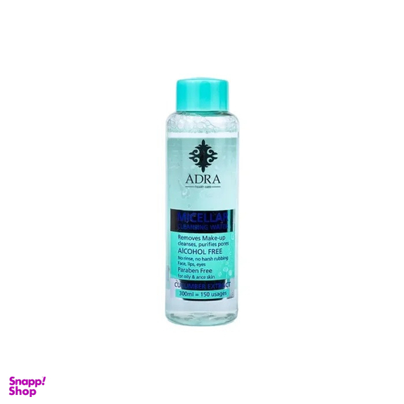 تونیک پاک کننده آرایش صورت آدرا مدل skin care حجم 300 میلی لیتر