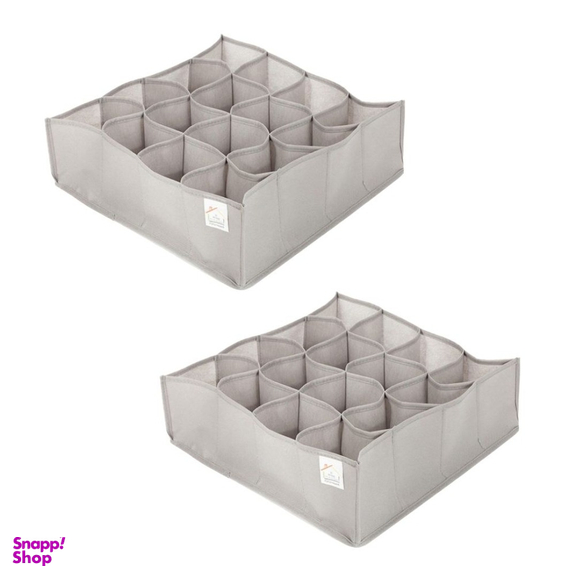 نظم دهنده جوراب و لباس زیر مای هوم مدل 16 خانه بسته 2 عددی