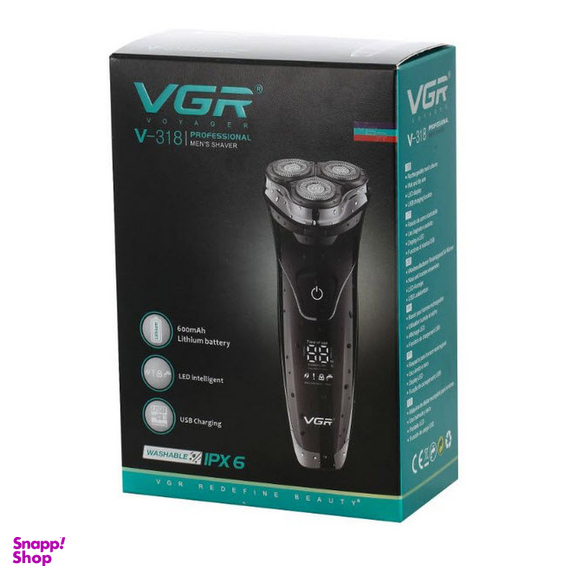 ماشین اصلاح موی صورت وی جی ار مدل V-318