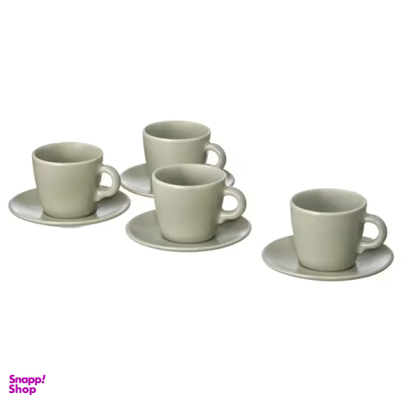 ست فنجان و نعلبکی 4 نفره مدل FARGKLAR