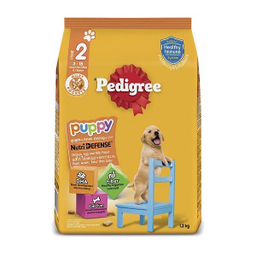 غذای خشک توله سگ پدیگری مدل Puppy nutri+defense کد p33 وزن 1.3 کیلوگرم