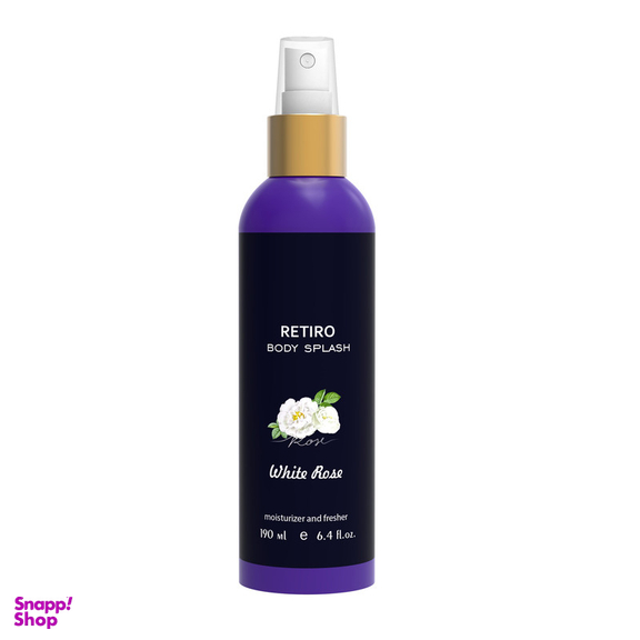 بادی اسپلش رتیرو مدل white rose حجم 190 میلی لیتر