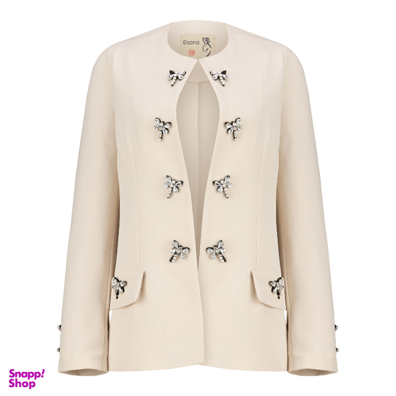 مانتو کتی زنانه السانا مدل سنجاقک کد 212809