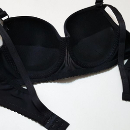 سوتین زنانه ماییلدا مدل پوش اپ فنردار کد 4856 رنگ مشکی