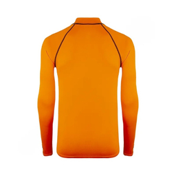 بلوز ورزشی مردانه آلشپرت مدل استرچ انگشتی ALA -009 رنگ نارنجی