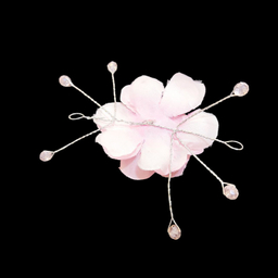 ریسه مو زنانه مدل تک گل کریستالی کد S-GK11