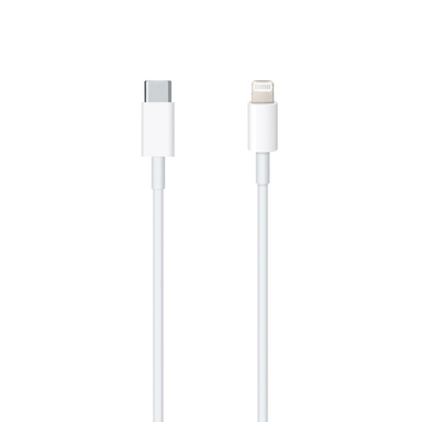 کابل شارژ طرح اپل مدل USB-C به لایتنینگ طول 1 متر