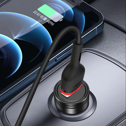 شارژر فندکی لیتو مدل LCC12 به همراه کابل MicroUSB