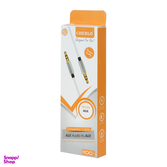 کابل صدا Jack 3.5mm چرلو مدل AUX طول 1.1 متر