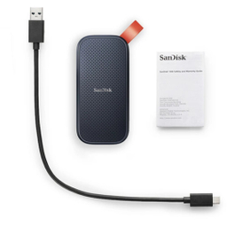 حافظه اس اس دی اکسترنال سن دیسک مدل PORTABLE E30 ظرفیت 1 ترابایت