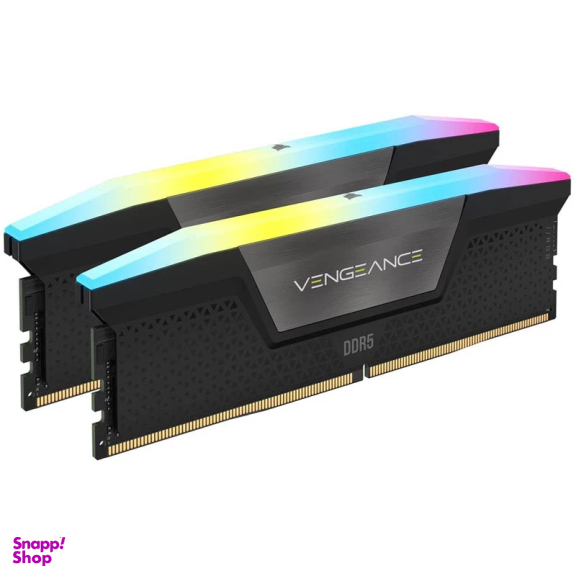 رم دسکتاپ DDR5 دو کاناله 7200 مگاهرتز CL34 کورسیر مدل VENGEANCE RGB ظرفیت 32 گیگابایت