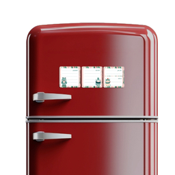 مگنت یخچال لاژید مدل برنامه روزانه کد MGNT031 سایز 9×9 سانتی متر بسته 3 عددی