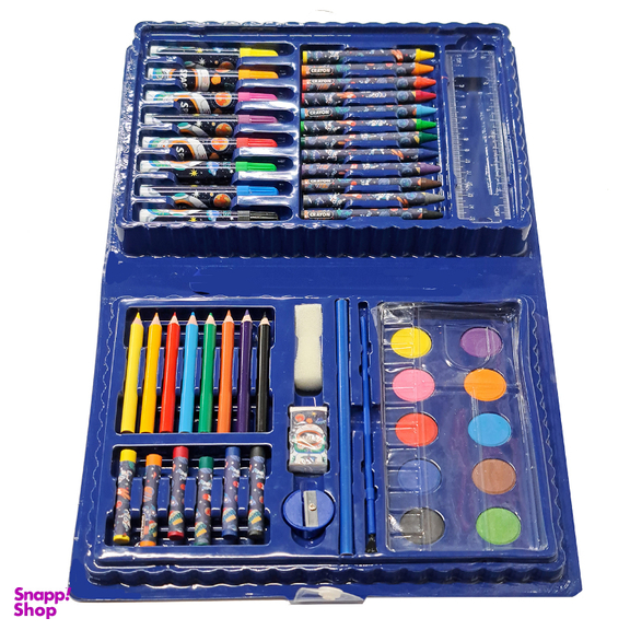 بسته رنگ آمیزی مدل 220 طرح فضایی مجموعه 68 عددی