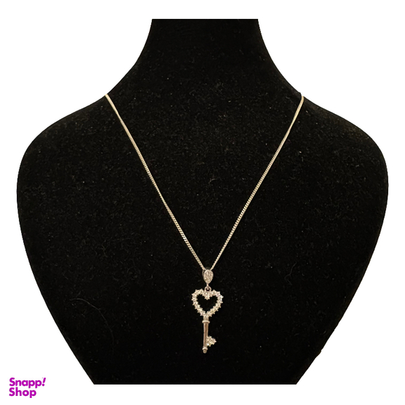 گردنبند نقره زنانه گیرا مدل کلید کد G1039