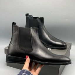 نیم بوت مردانه شمس مدل M8 رنگ مشکی