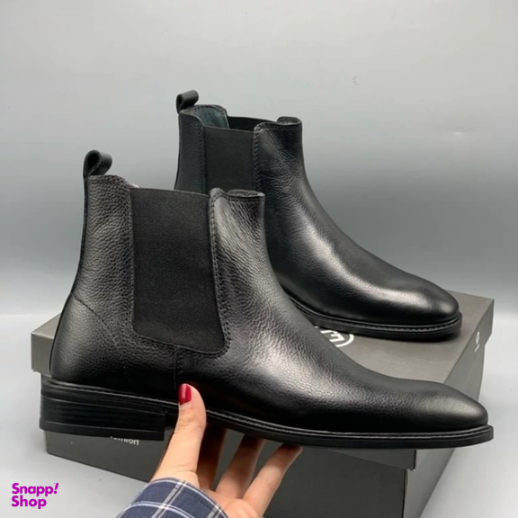 نیم بوت مردانه شمس مدل M8 رنگ مشکی