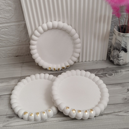 سینی بتنی مدل مرواریدی کد m1 مجموعه 3 عددی