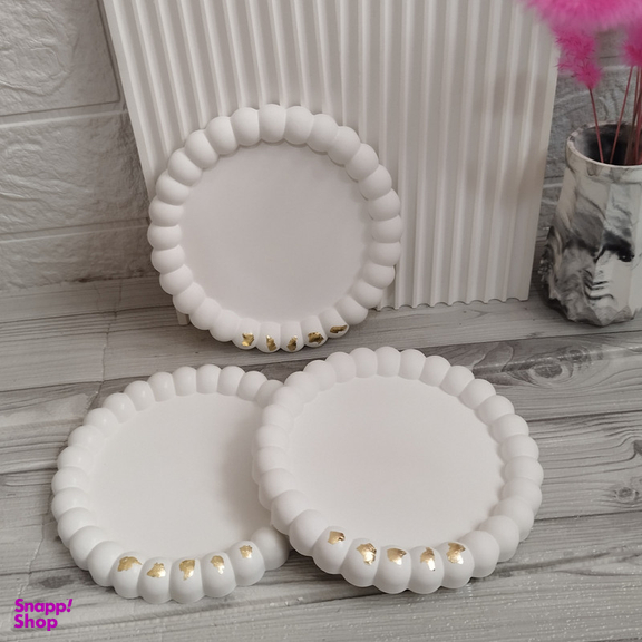 سینی بتنی مدل مرواریدی کد m1 مجموعه 3 عددی