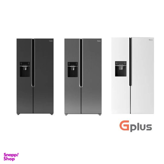 یخچال و فریزر ساید بای ساید 28 فوت جی پلاس مدل GSS-P7635W