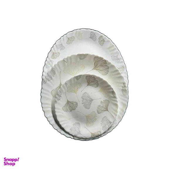 سرویس آرکوپال 25 پارچه دینو کد 28015 طرح خاکستری مرک آبی