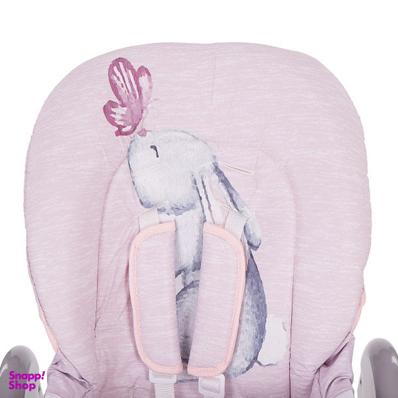 صندلی غذاخوری کودک کیکابو مدل sweet Nature طرح pink Rabbit