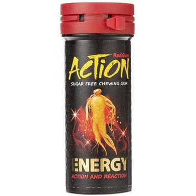 آدامس انرژی زا بدون شکر اکشن بسته 24 عددی