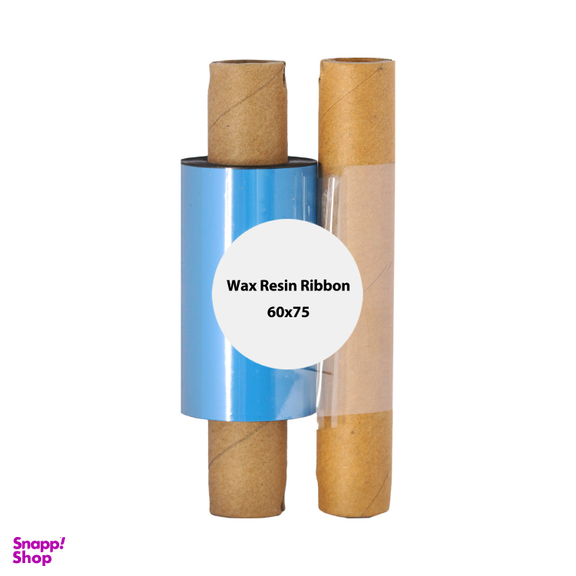 ریبون پرینتر لیبل زن مدل Wax Resin 60mm x 75mm