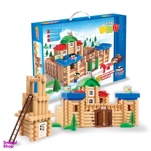 اسباب بازی قلعه WOODLAND CASTLE 325 PCS 1055