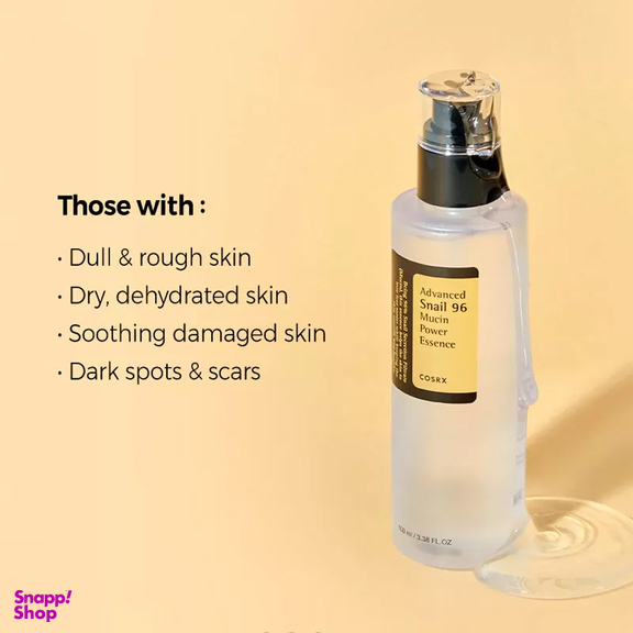 اسنس ترمیم کننده کوزارکس مدل Advanced Snail 96 Mucin Power حجم 100 میلی لیتر