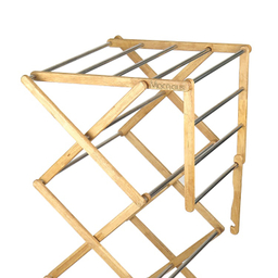 بند رخت چوب استیل آکاردئونی مکنوس کد 670612