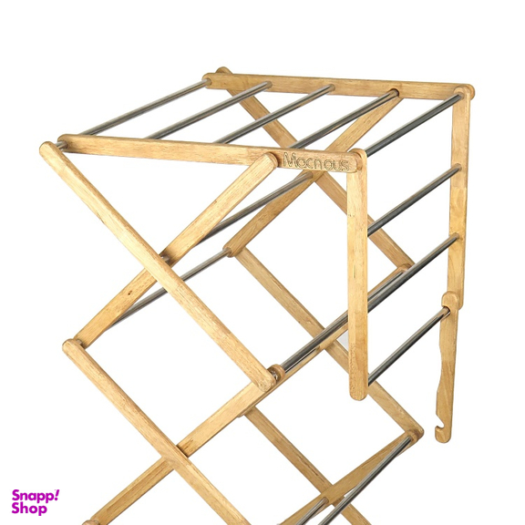 بند رخت چوب استیل آکاردئونی مکنوس کد 670612