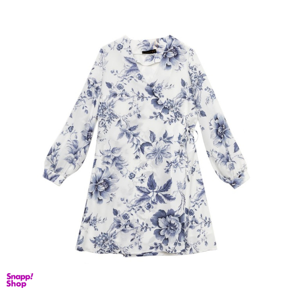 پیراهن زنانه برنس مدل ملورا رنگ آبی