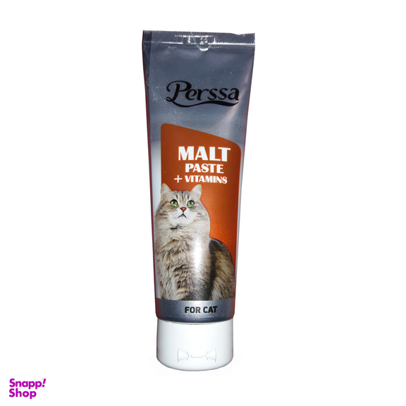 خمیر مالت گربه پرسا مدل مولتی ویتامین وزن 100 گرم بسته 2 عددی