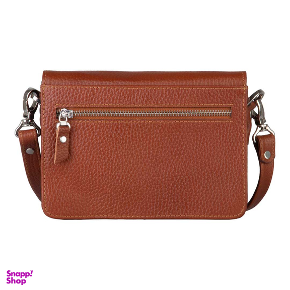 کیف دوشی چرم طبیعی زنانه آروین چرم کد AR-116