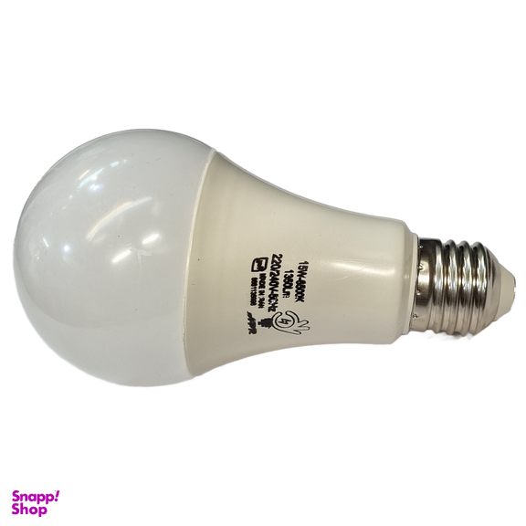 لامپ حبابی 15 وات پایه E27 آژند پارت روشنا مدل w15